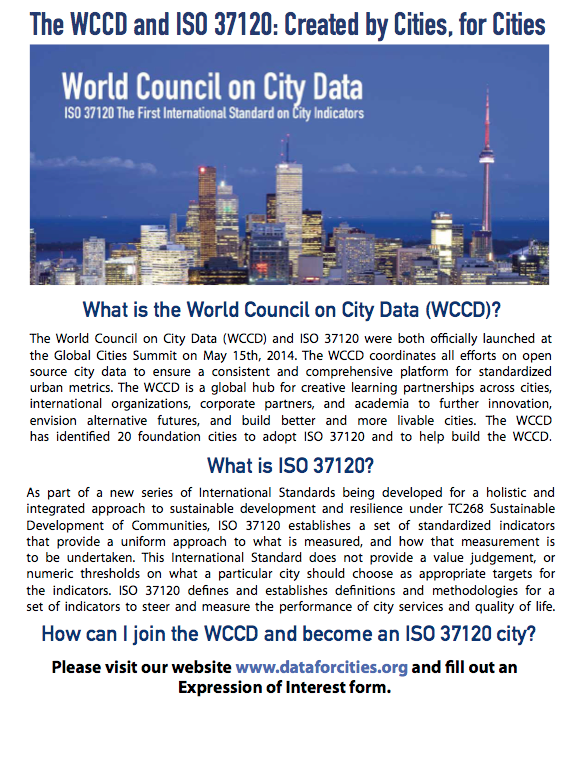 World Council on City Data Brochure